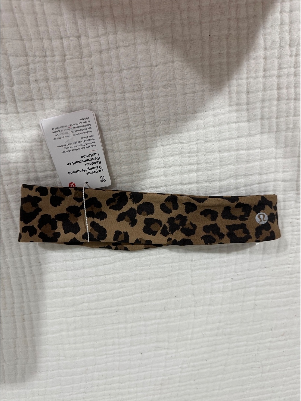 Lululemon Luxtreme Training Headband – True Leopard